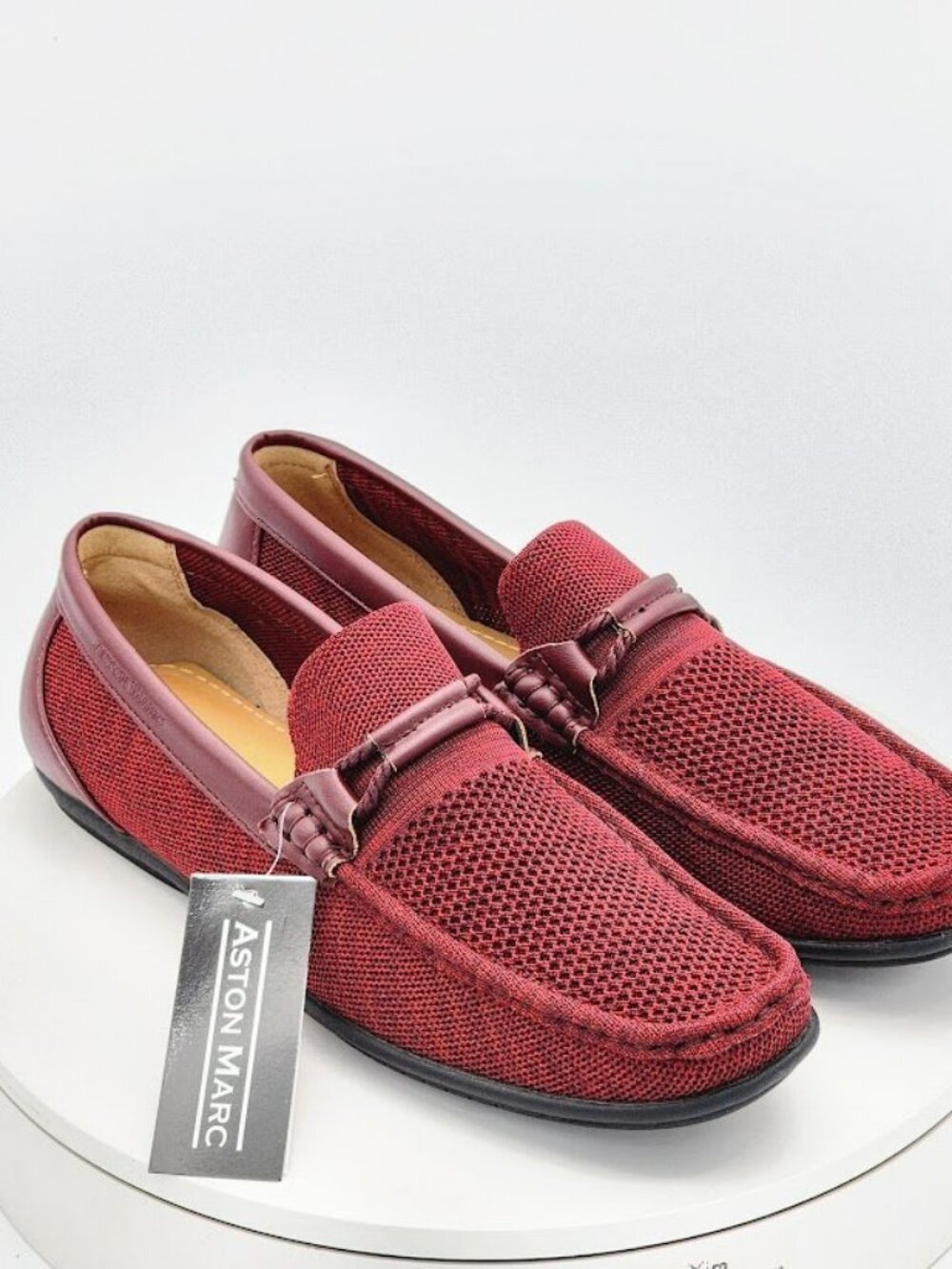 Aston Marc Walk 02 Red Mesh Loafers Driving Shoes Men’s Size 11
